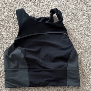 Lululemon Athletica Black and Gray Sports Bra